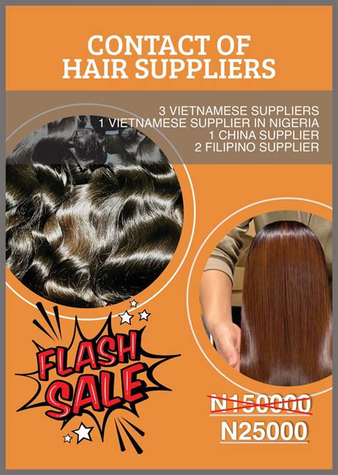 Looking for hair suppliers .